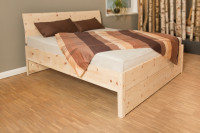 Boxspringbett Massivholz Zirbe ELLA